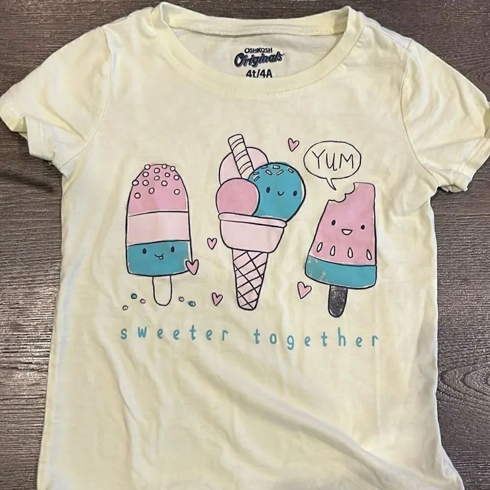 Cute ice cream tee